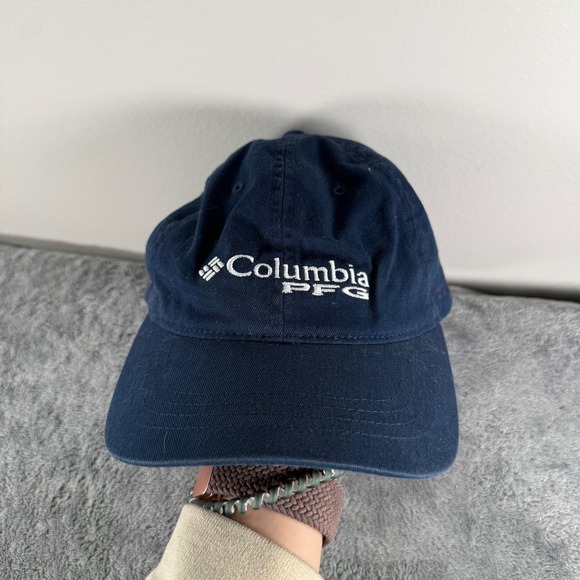 Columbia Other - Columbia PFG Hat Mens OS Navy Blue Performance Fishing Gear Adjustable Ball Cap